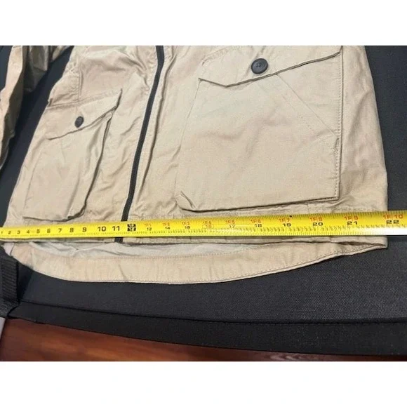 Bench UK Winter Hooded Tan Jacket Removable Inner Gray Hoodie NWT - Size L (10) - Picture 16 of 16